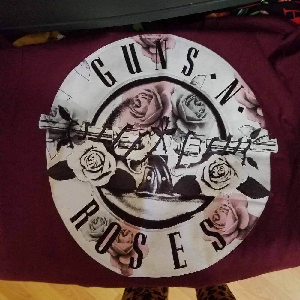 Guns N Roses Floral Guns Shirt